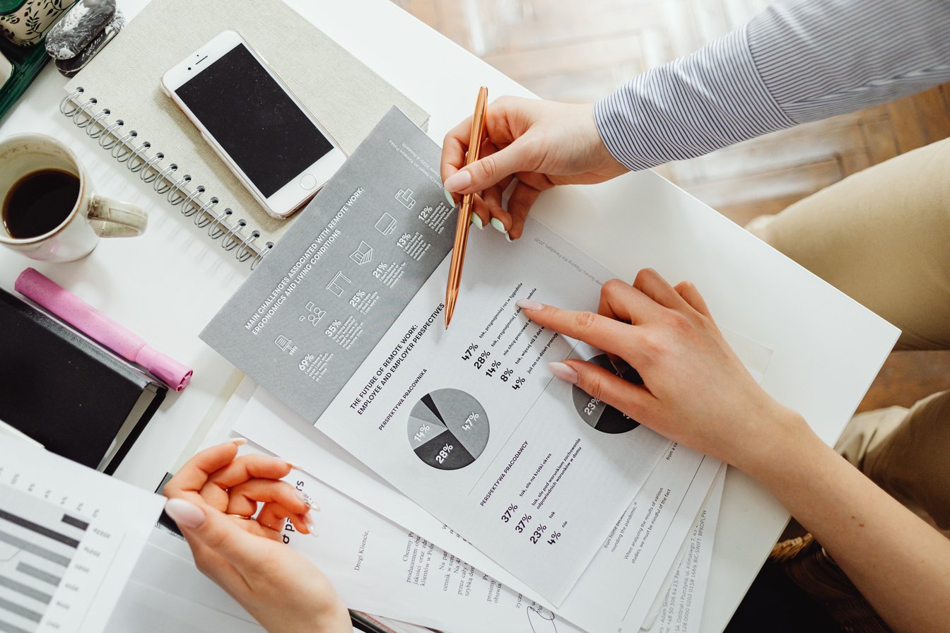 Close-Up Photo of Accounting Documents